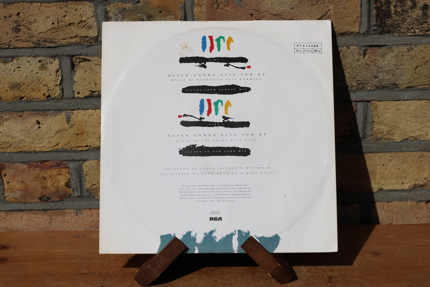 Rick Astley - Never Gonna Give You Up (1987, 12" Vinyl Single)