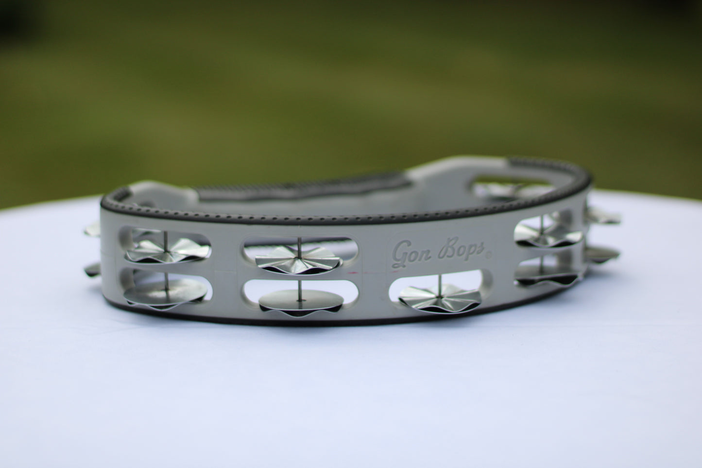 Gon Bops Silver Tambourine