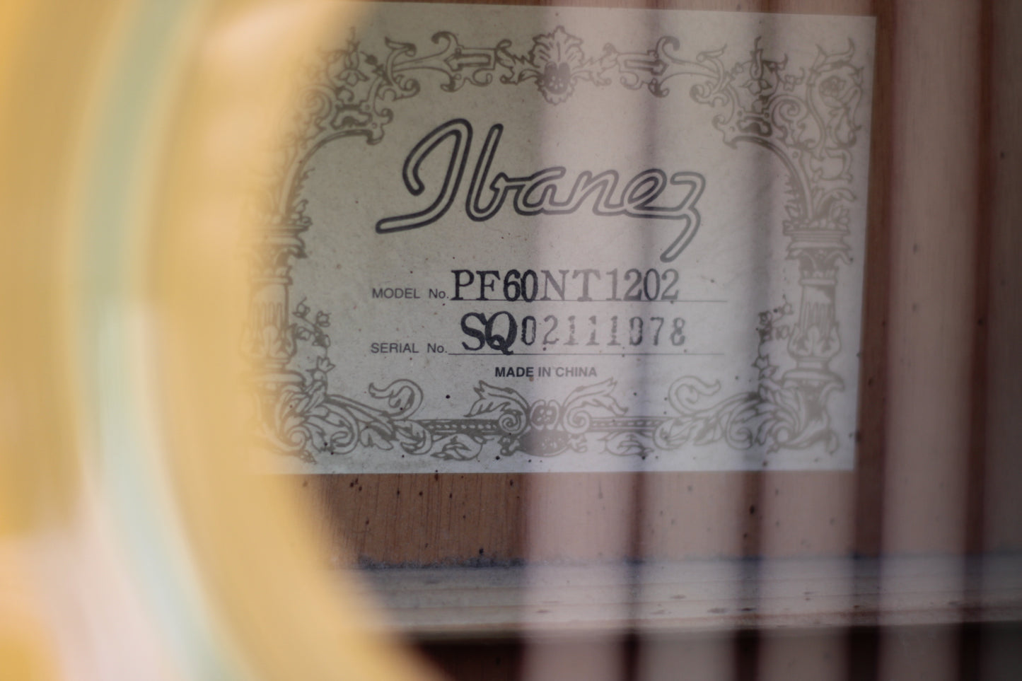 Ibanez PF60NT1202 Acoustic Guitar