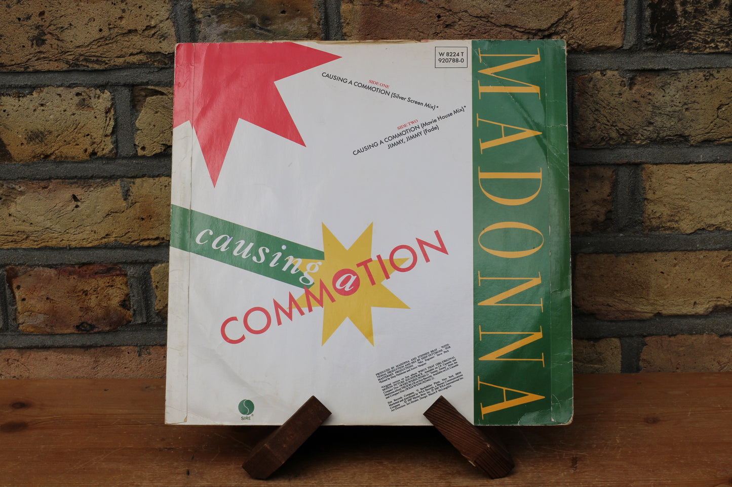 Madonna - Causing A Commotion (1987, 12" Vinyl Single)