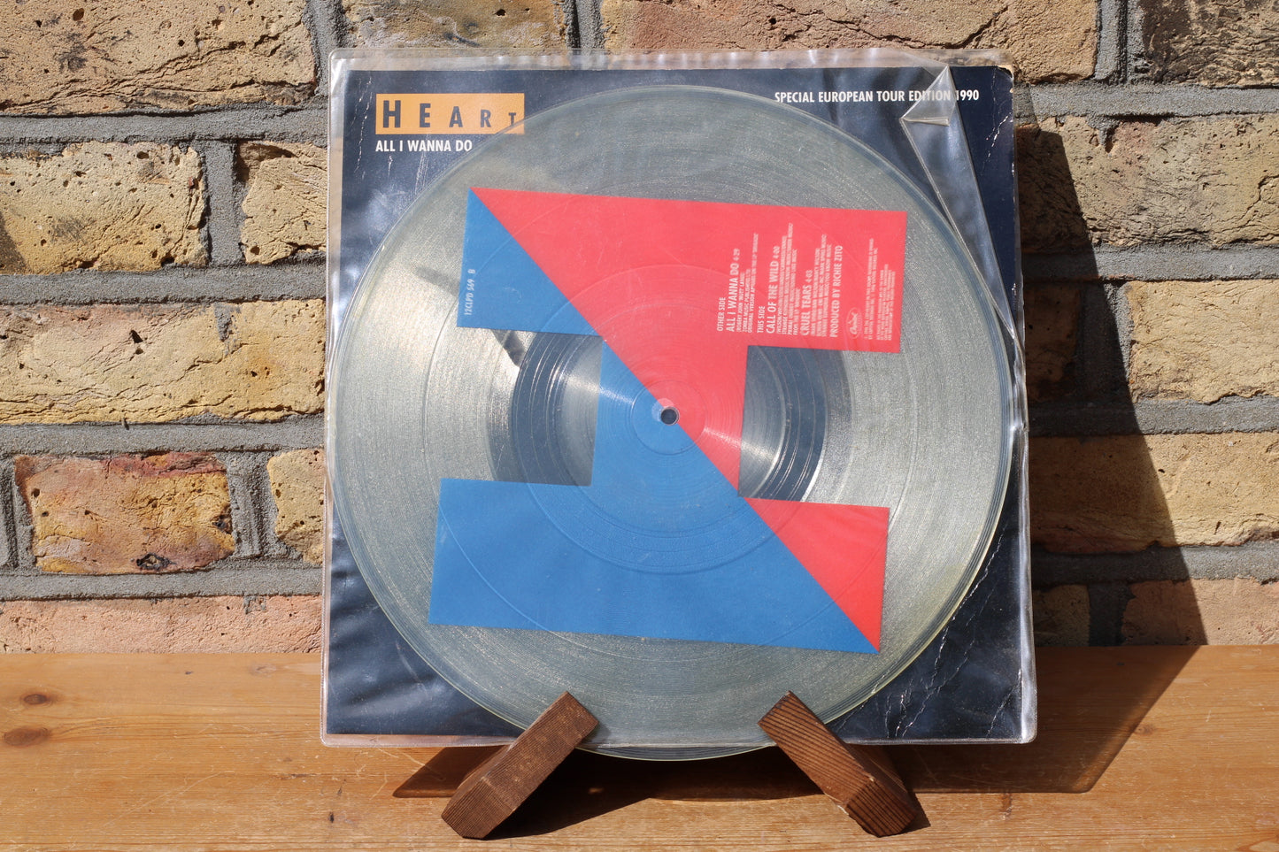 Heart - All I Wanna Do (Special European Tour Edition, 1990, 12" Clear Picture Disc)