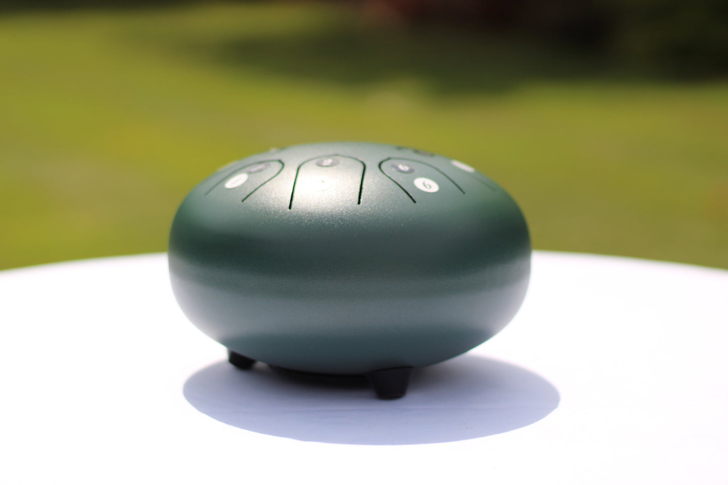 Mini 8-Tone Steel Tongue Green Hand Pan Drum