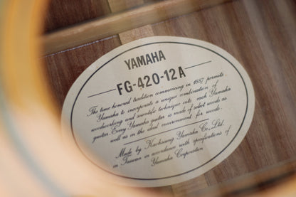 Yamaha FG-420-12A Acoustic 12 String Guitar (1973)