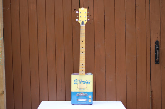 Bohemian BG25SW Oil Can Electric Guitar with P90 in Surf Wax