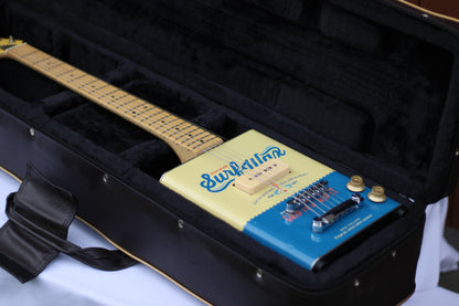 Bohemian BG25SW Oil Can Electric Guitar with P90 in Surf Wax