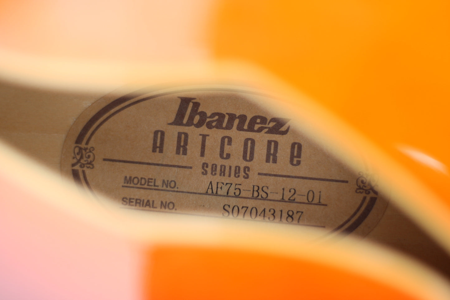 Ibanez Artcore AF75-BS-12-01 Hollow Body Electric Guitar