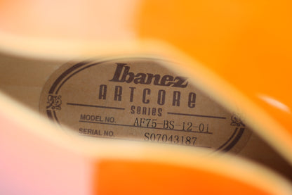 Ibanez Artcore AF75-BS-12-01 Hollow Body Electric Guitar