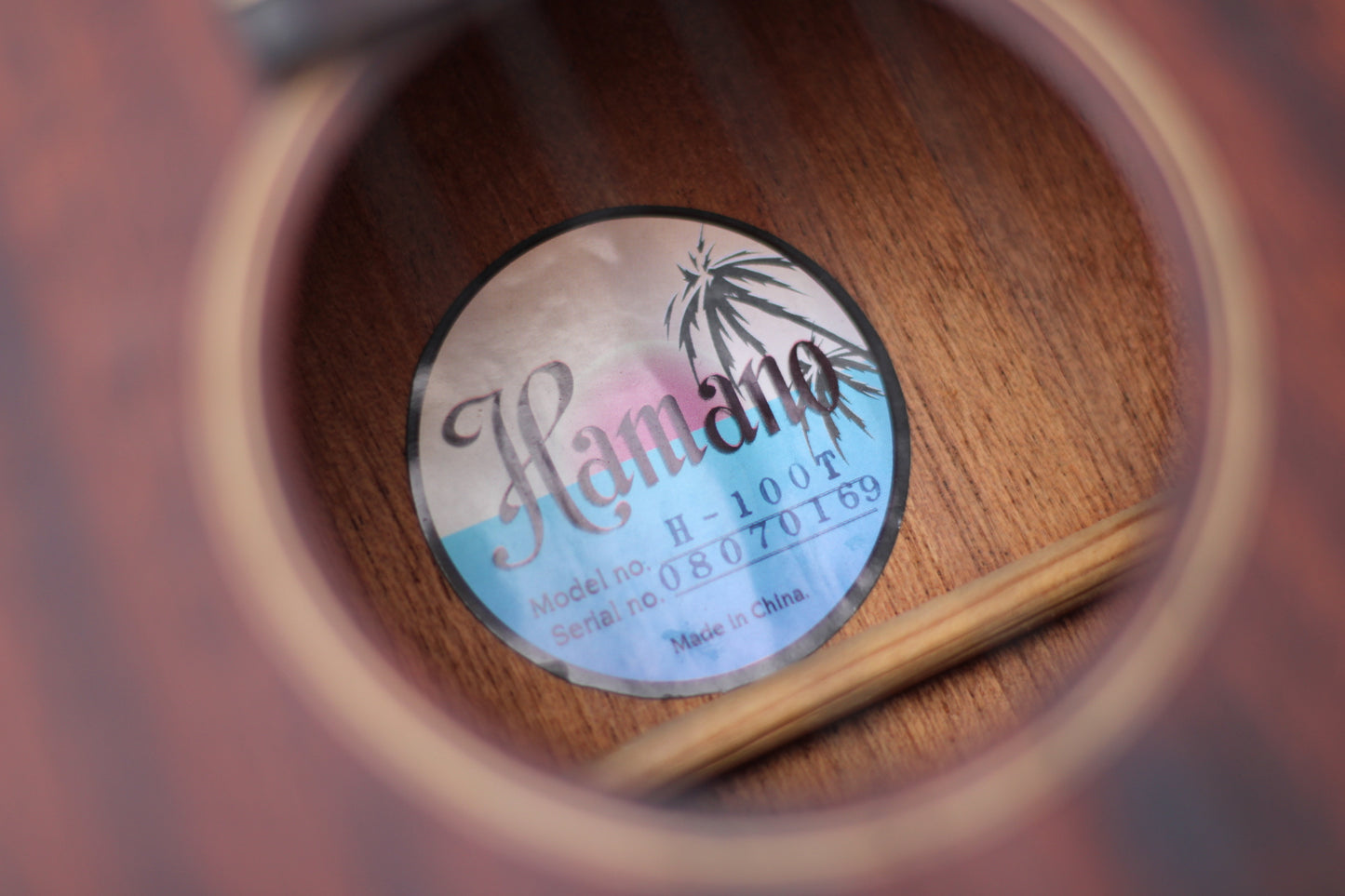 Hamano H-100T Acoustic Tenor Ukulele